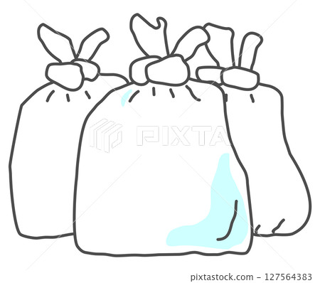 Trash bags 127564383