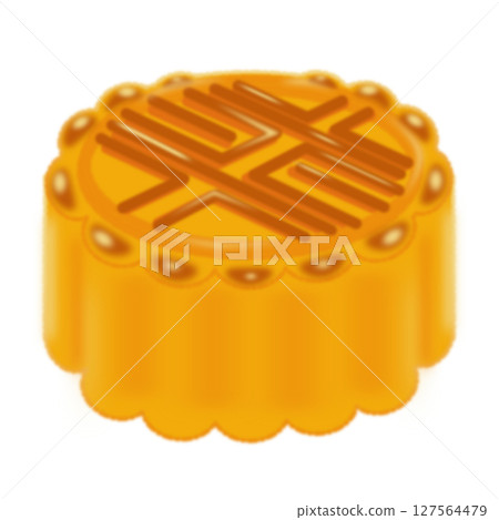 Mooncake with horizontal lines Mooncake with horizontal lines 127564479