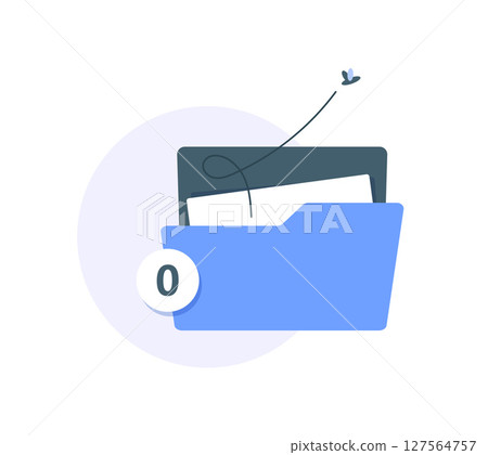 no file or data found in the folder concept,modern graphic element for landing page no file or data found in the folder concept,modern graphic element for landing page 127564757