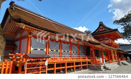 The main shrine of Hachiman, Usa Jingu Main Hall The main shrine of Hachiman, Usa Jingu Main Hall 127566464