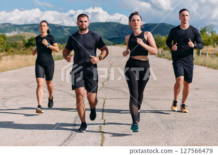 Preparation of the athletic team for the Athletic Marathon Journey 127566479