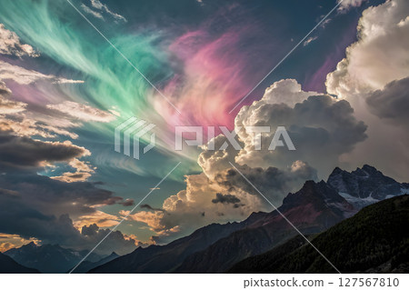 dramatic sunset sky with clouds dramatic sunset sky with clouds 127567810