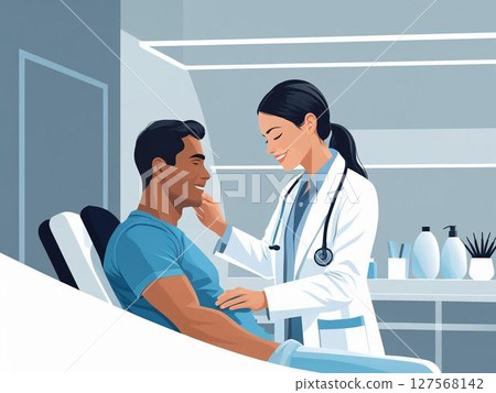 Doctors examining patients 127568142