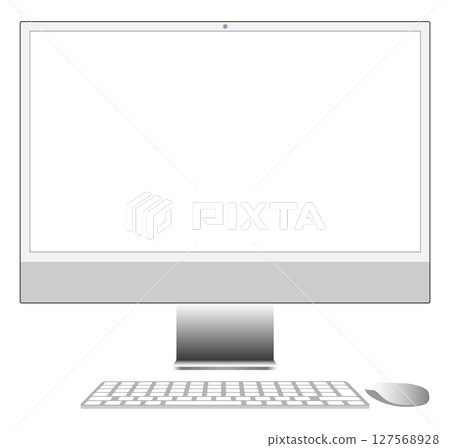 Desktop computer Vector illustration Desktop computer Vector illustration 127568928