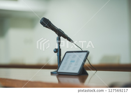 Conference room microphone 127569217