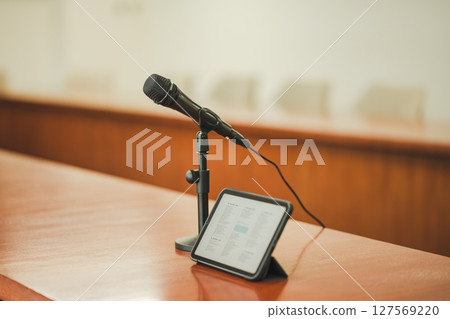 Conference room microphone 127569220
