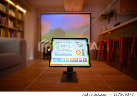 A scene in the room A scene in the room 127569378