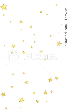 Magic stars vector overlay.  Gold stars scattered 127570599