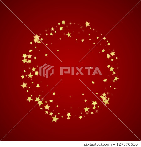 Magic stars vector overlay. Gold stars scattered Magic stars vector overlay. Gold stars scattered 127570610