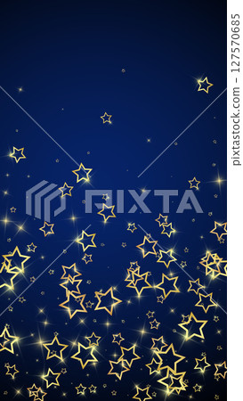 Christmas stars vector overlay. 127570685