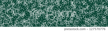 Flying latin letters. Colorful childish scattered Flying latin letters. Colorful childish scattered 127570776