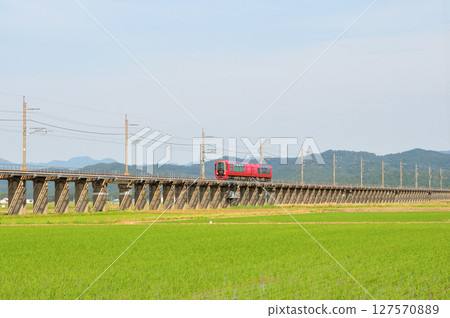Hokuetsu Express Hokuhoku Line Saigata-Kubiki Echigo Tokimeki Railway ET122-1000 Series Setsugekka 127570889
