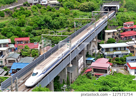 Tokaido Shinkansen Odawara-Atami JR Central N700S Series J12 train (Tokyo) Nozomi Hikari Kodama 127571754