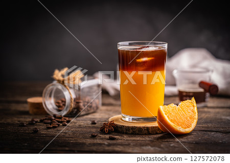 Coffee with orange juice (bumble) 127572078