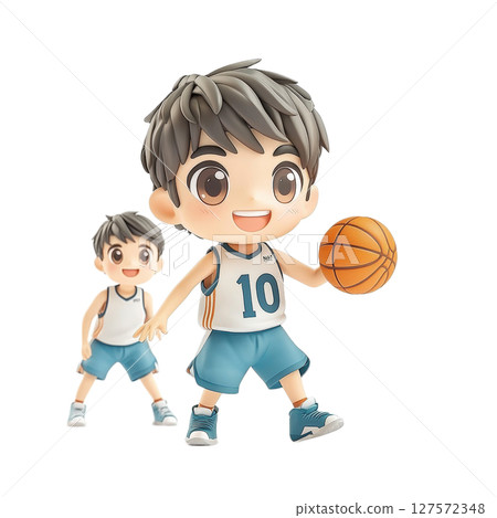 Adorable anime boy basketball player nendoroid figure 127572348