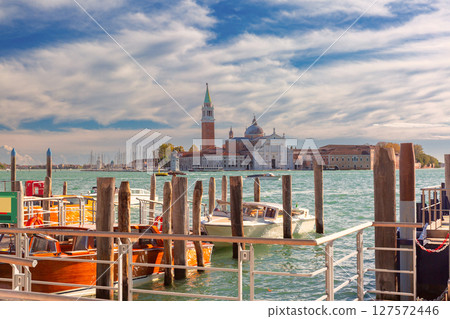 San Giorgio Maggiore island view in Venice, Italy 127572446