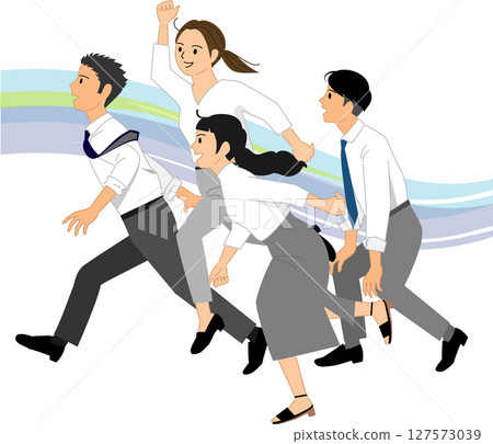 人：奔向目標的人們 127573039