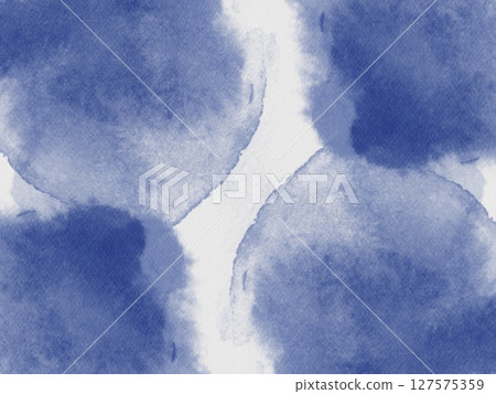 Blue white light watercolor abstract texture cloud-like shapes paper high-quality texture background pastel dark purple acrylic alcohol ink card template minimalistic 127575359