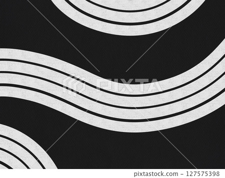Abstract black white wavy line pattern background geometric design template card element minimalistic vertical horizontal Abstract black white wavy line pattern background geometric design template card element minimalistic vertical horizontal 127575398