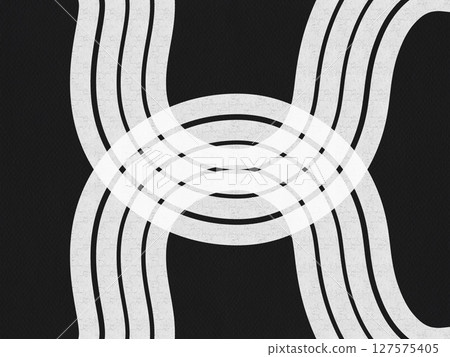 Abstract black white wavy line pattern background geometric design template card element minimalistic vertical horizontal Abstract black white wavy line pattern background geometric design template card element minimalistic vertical horizontal 127575405