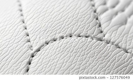 baseball detail. baseball seam close leather up on white baseball detail. baseball seam close leather up on white 127576049