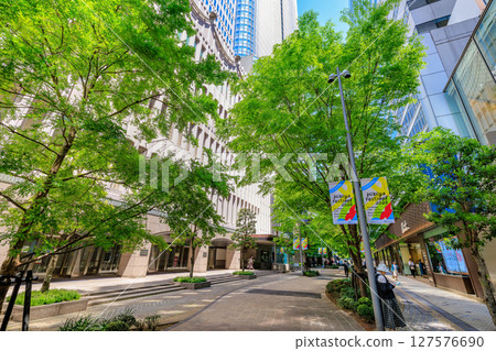 東京千代田區有樂町城市景觀日比谷中通 127576690