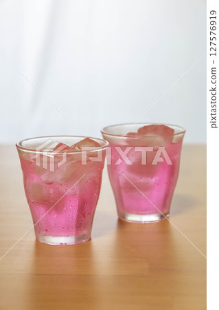 Cold pink drink Cold pink drink 127576919