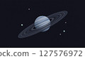3d illustration of the space and planet 127576972