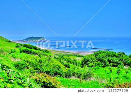 北海道室蘭潮見公園瞭望台的景色 127577309