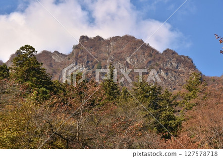 妙義山，秋日晴朗，群馬縣 127578718