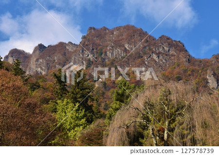 妙義山,秋日晴朗,群馬縣 妙義山,秋日晴朗,群馬縣 127578739