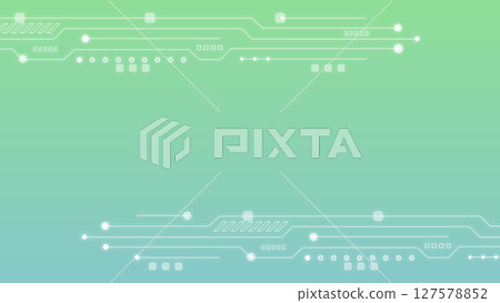 Abstract illustrations of technology, IT, electronic circuits, etc. 127578852
