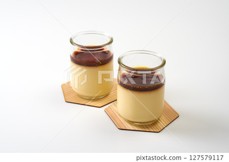 Custard pudding Western confectionery image Custard pudding Western confectionery image 127579117
