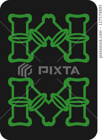 黑色麻將牌圖示 - Yaso 127579895