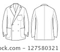 WB4B Double-breasted 4-button 3-patch Natural shoulder 127580321