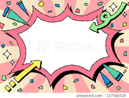 手繪帶刺的框架和裝飾，流行背景框架，旭日 127580520