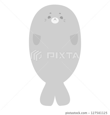 Sea Friends Series: Cute Seal Illustrations Sea Friends Series: Cute Seal Illustrations 127581125
