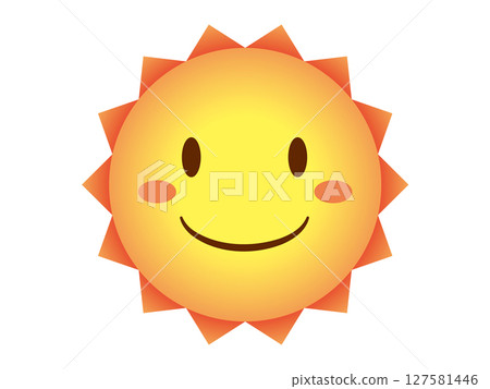 Smiley sun 127581446