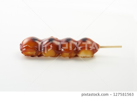 Image of Scorched Soy Sauce Dumplings (Mitarashi) Image of Scorched Soy Sauce Dumplings (Mitarashi) 127581563