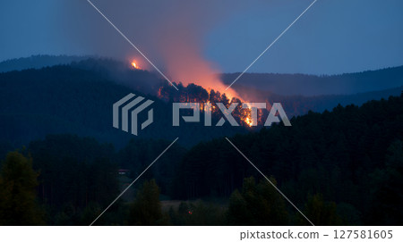 森林大火 127581605