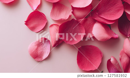 Rose petal background material 127581932