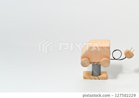 Electric car eco car image Electric car eco car image 127582229