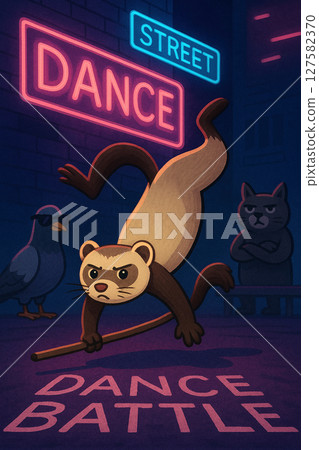 Animals looking at the sign Animals looking at the sign 127582370