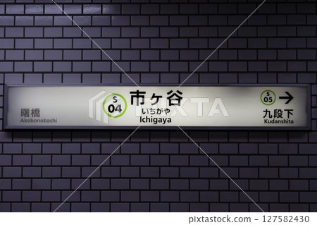 市谷站標誌 127582430