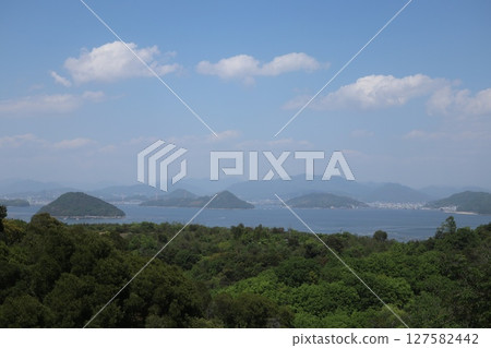 從江田島(廣島縣)看到的瀨戶內海 從江田島(廣島縣)看到的瀨戶內海 127582442
