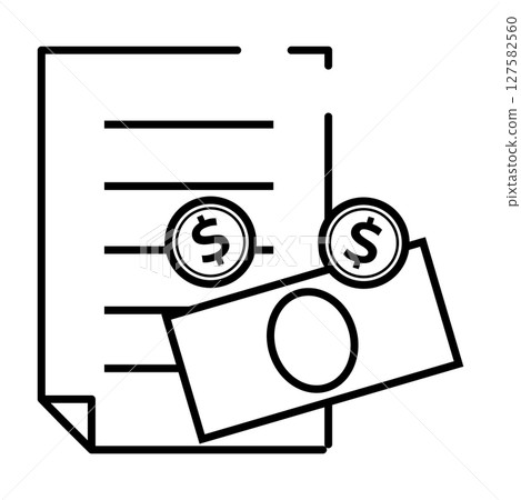 以美元貨幣表示的文件和貨幣支付說明 127582560