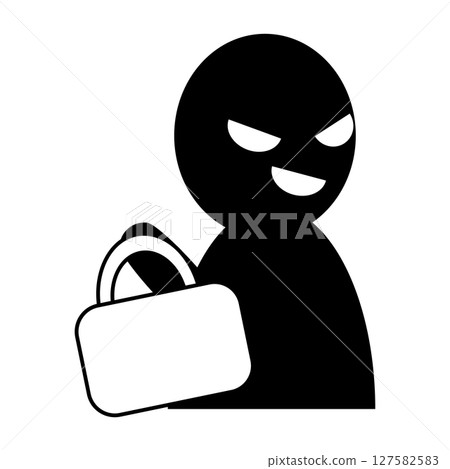 試圖偷包的人的圖標 127582583