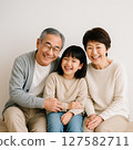 Grandpa, Grandma and Granddaughter 127582711