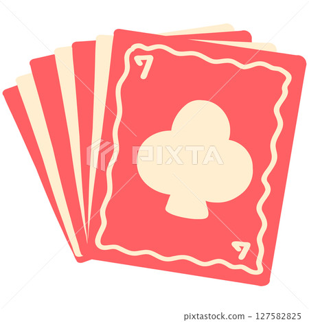 Cute Playing Cards in Pink Cute Playing Cards in Pink 127582825