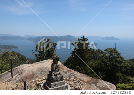 宮島彌山山頂的景色（廣島縣） 127582888
